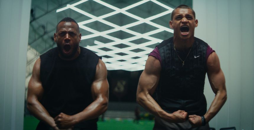 Marlon Wayans and Tyriq Withers in "Him."